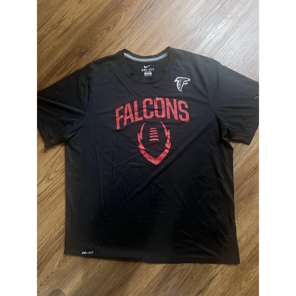 Nike Dri Fit Atlanta‎ Falcons Short Sleeve Tee Mens Size XL